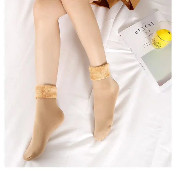 Chaussettes thermiques femme pour l'hiver lot de 5