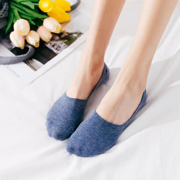 Chaussettes invisibles unies lot de 5
