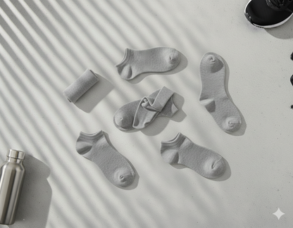 Calcetines invisibles para hombre – Paquete de 5 o 10 pares