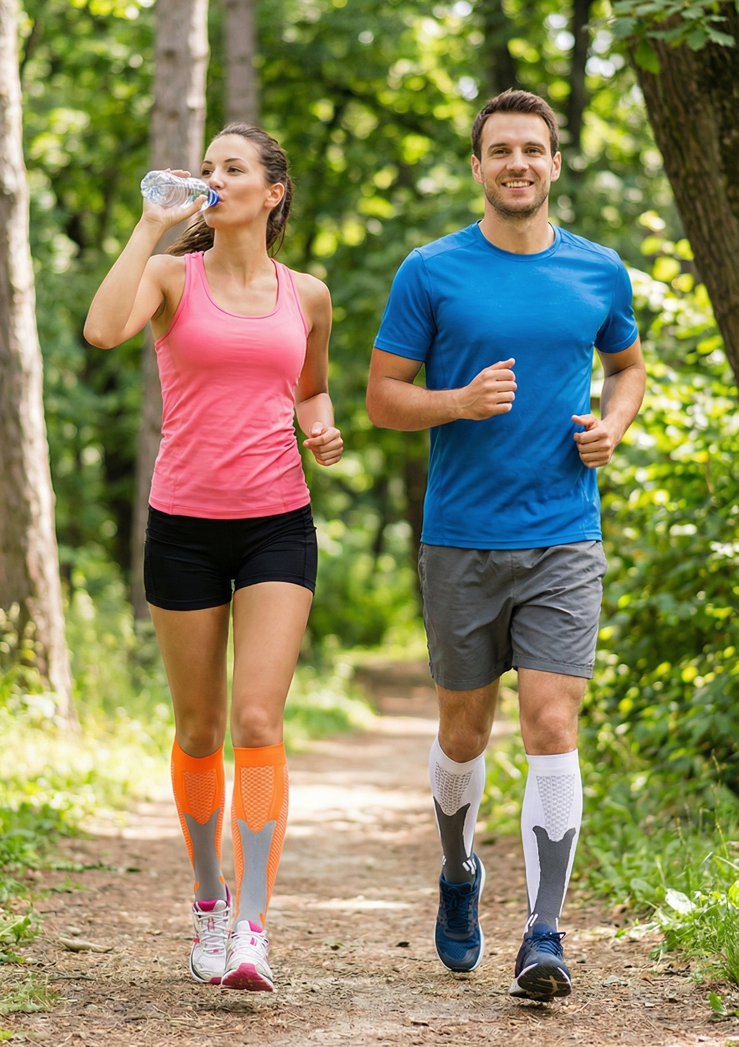 Chaussettes compression anti-fatigue