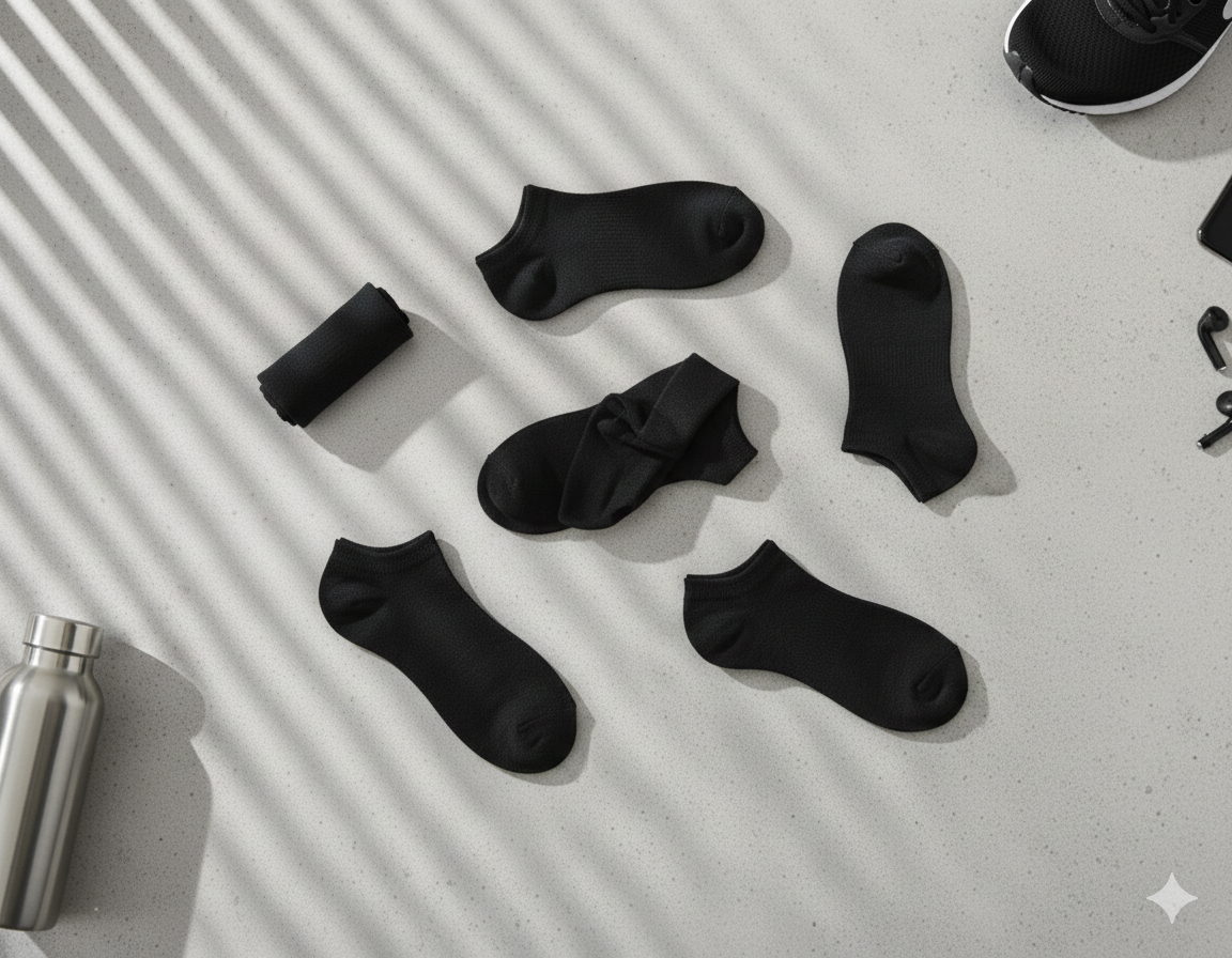Calcetines invisibles para hombre – Paquete de 5 o 10 pares