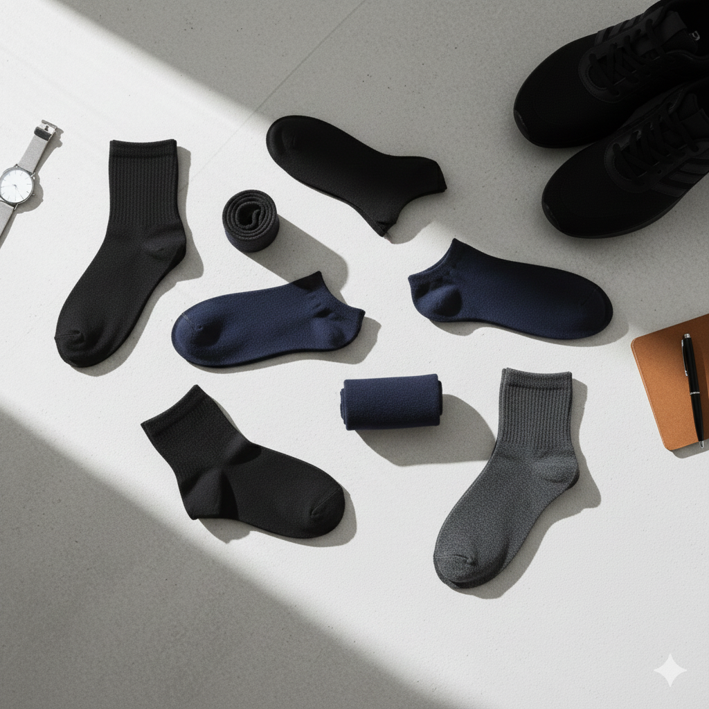 Calcetines invisibles para hombre – Paquete de 5 o 10 pares