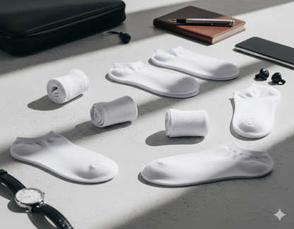 Calcetines invisibles para hombre – Paquete de 5 o 10 pares