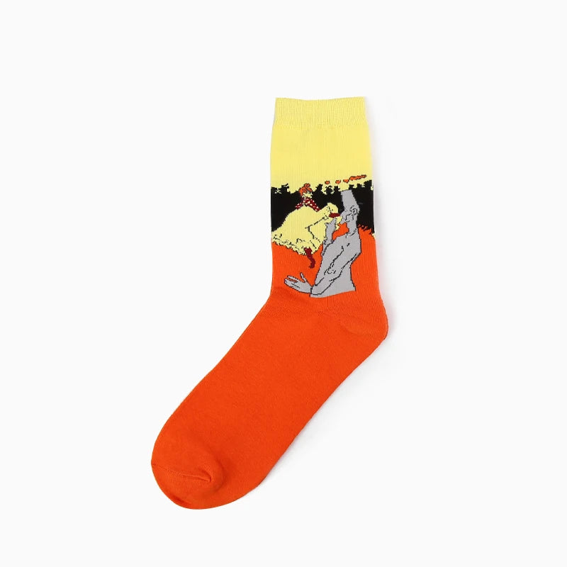 Chaussettes artistiques Van Gogh – peintures célèbres
