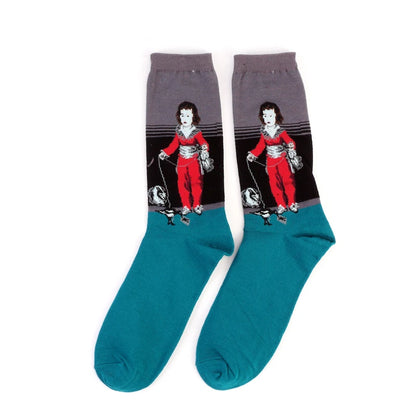 Chaussettes artistiques Van Gogh – peintures célèbres