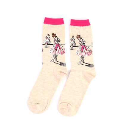 Chaussettes artistiques Van Gogh – peintures célèbres
