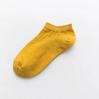 10 Colors Women's Sock Colorful Art Cute Short Socks High Quality Summer Spring Cotton Solid Color Female Socks Hosiery Meias Get ta chaussette  Get ta chaussette