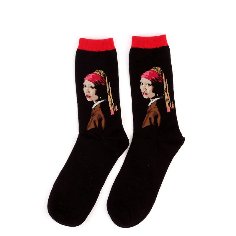 Chaussettes artistiques Van Gogh – peintures célèbres
