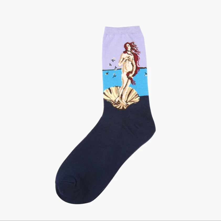 Chaussettes artistiques Van Gogh – peintures célèbres