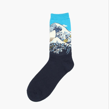 Chaussettes artistiques Van Gogh – peintures célèbres