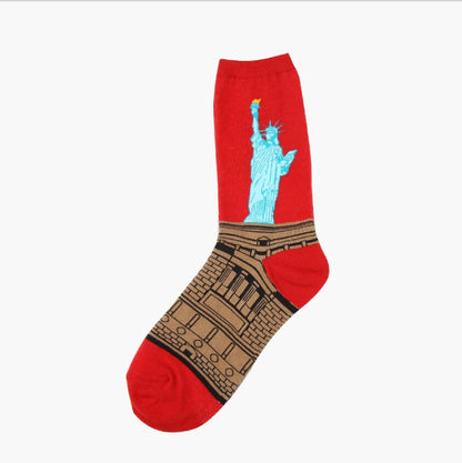 Chaussettes artistiques Van Gogh – peintures célèbres
