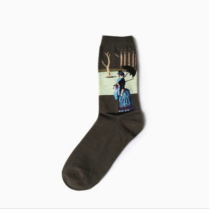 Chaussettes artistiques Van Gogh – peintures célèbres