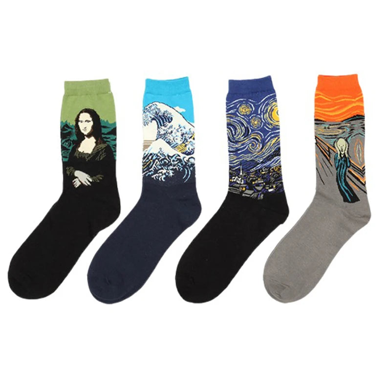 Chaussettes artistiques Van Gogh – La Nuit étoilée