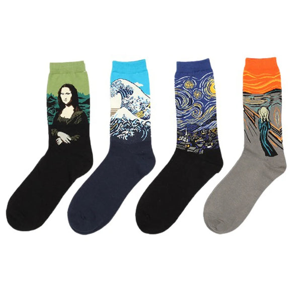 Chaussettes artistiques Van Gogh – La Nuit étoilée