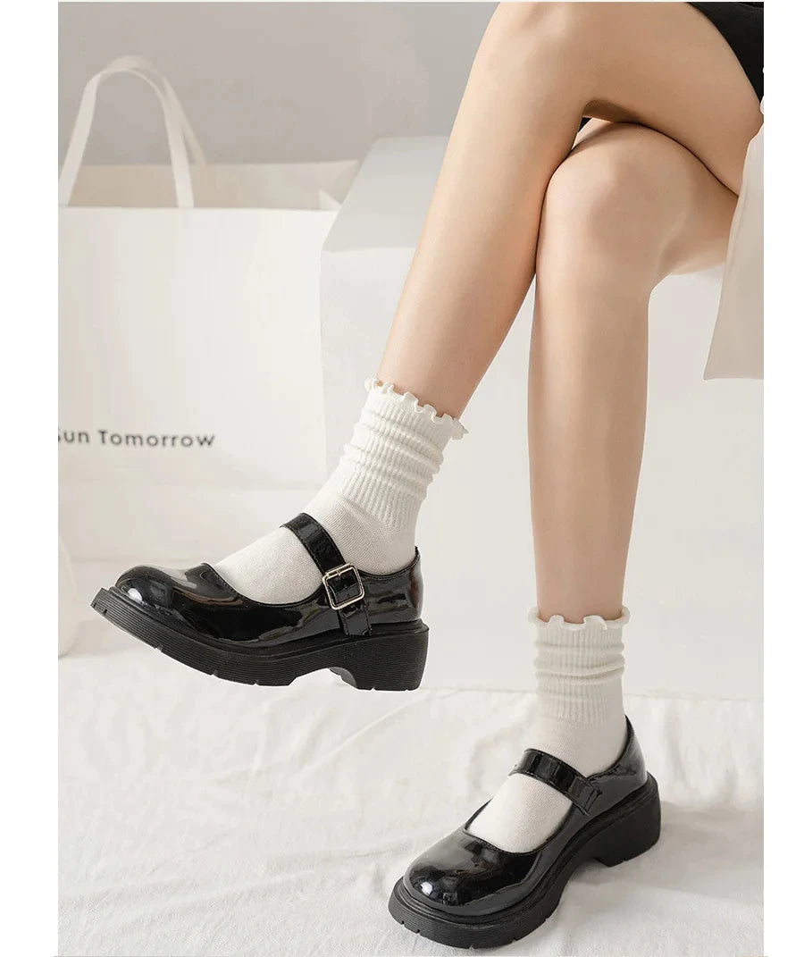 Chaussettes à volants femme