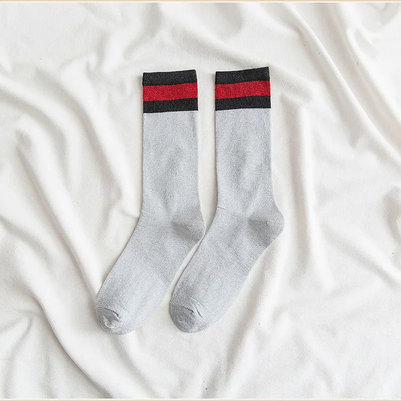 Chaussettes femme à paillettes  – Style kawaii & streetwear
