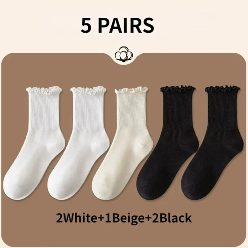Chaussettes à volants femme