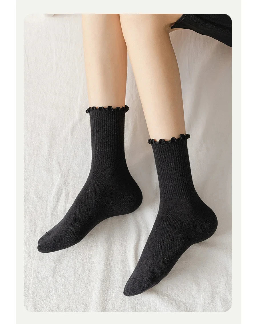 Chaussettes à volants femme