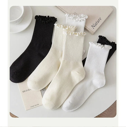 Chaussettes à volants femme