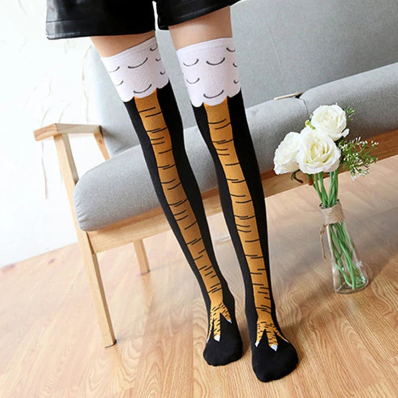 Chaussettes 3D pattes de poulet