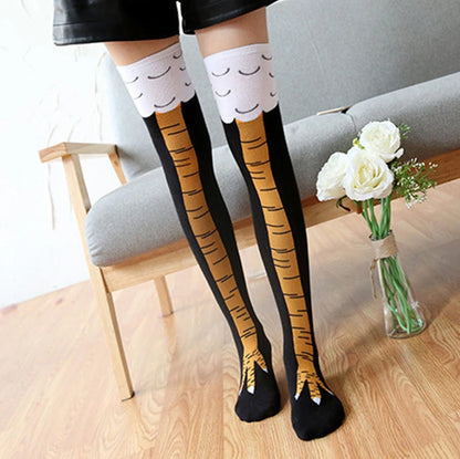 Chaussettes 3D pattes de poulet
