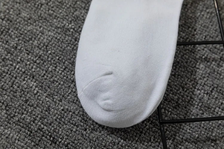 Chaussettes jacquard lettres streetwear