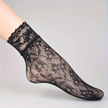 Lot chaussettes invisibles dentelle – 1 à 6 paires
