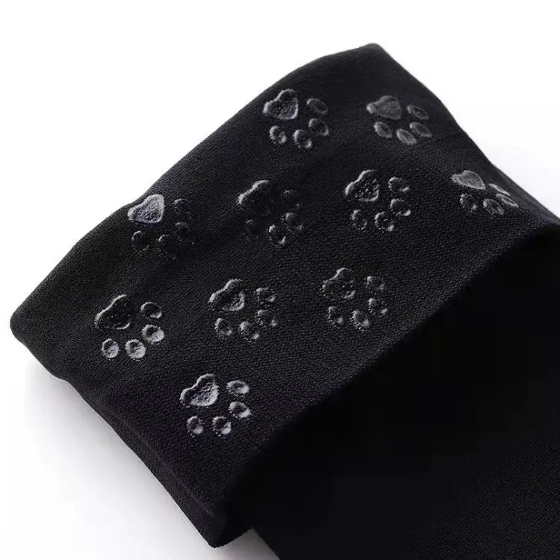 Chaussettes longues Harajuku patte de chat – style Y2K