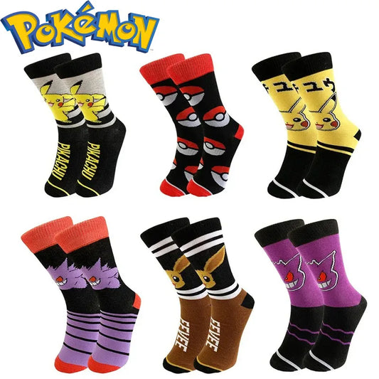 Chaussettes Pokémon Pikachu – vue frontale mi-hautes