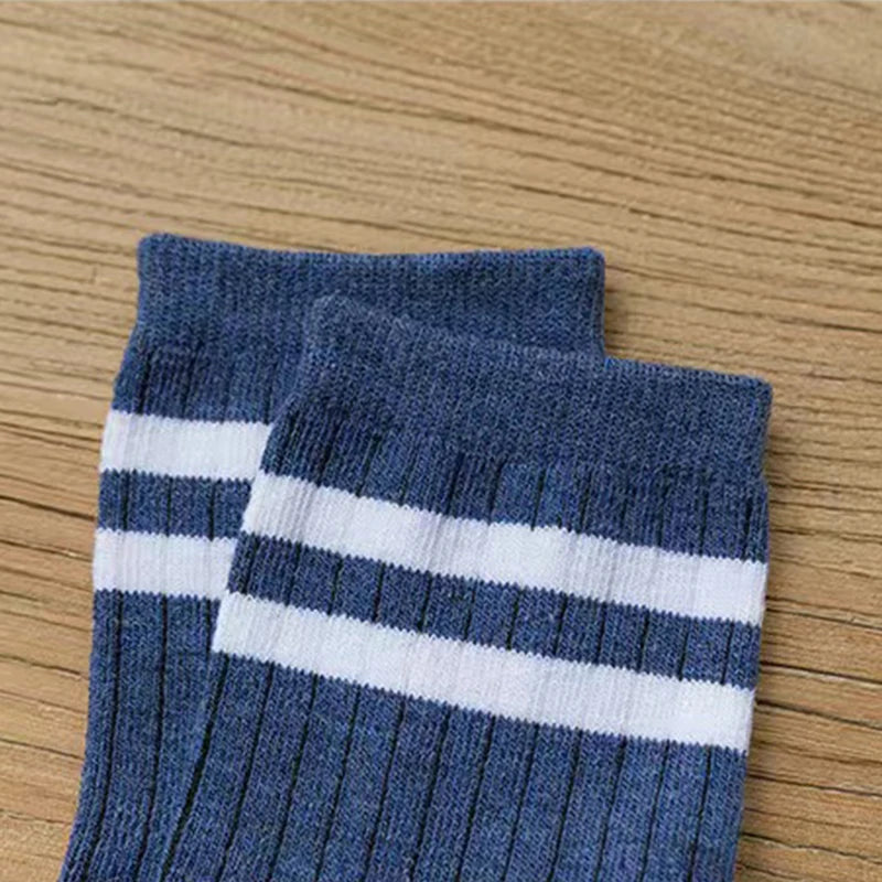 Chaussettes Harajuku mi-hautes homme – 5 paires multicolores en polyester – Get ta chaussette