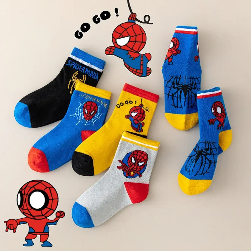 Chaussettes Spiderman Marvel mi-jambe enfant – vue frontale