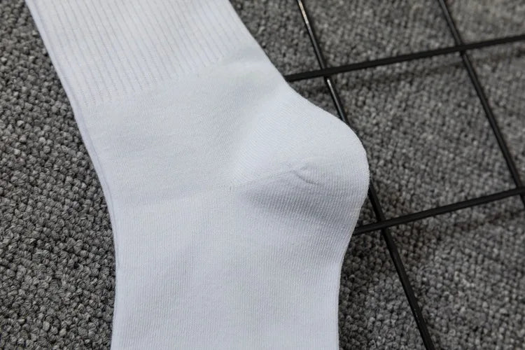 Chaussettes jacquard lettres streetwear