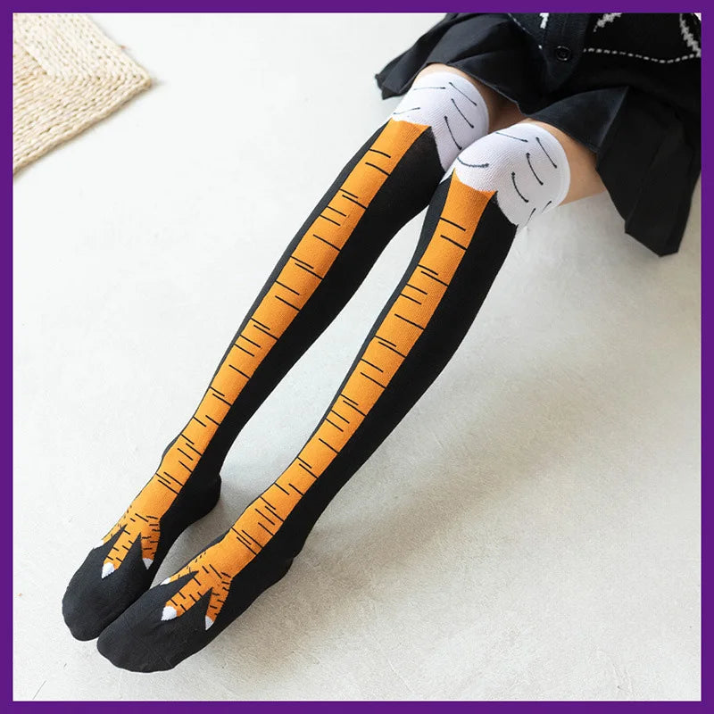 Chaussettes 3D poulet unisexe – impression réaliste