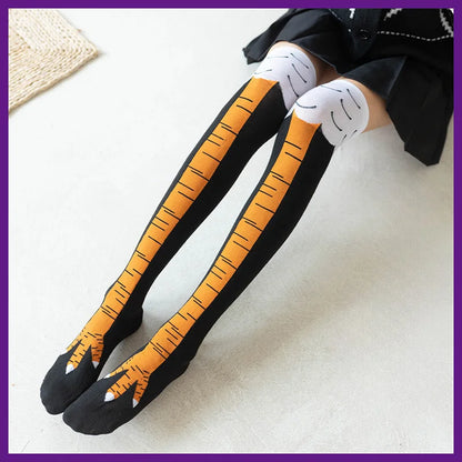 Chaussettes 3D poulet unisexe – impression réaliste