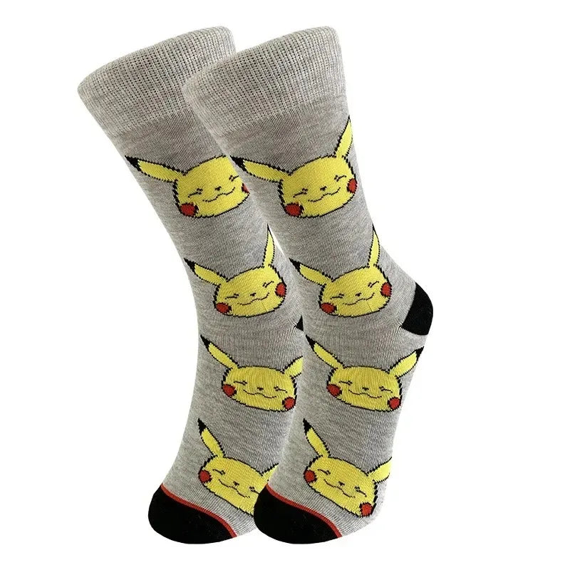 Chaussettes manga – Pokémon Pikachu & Gengar