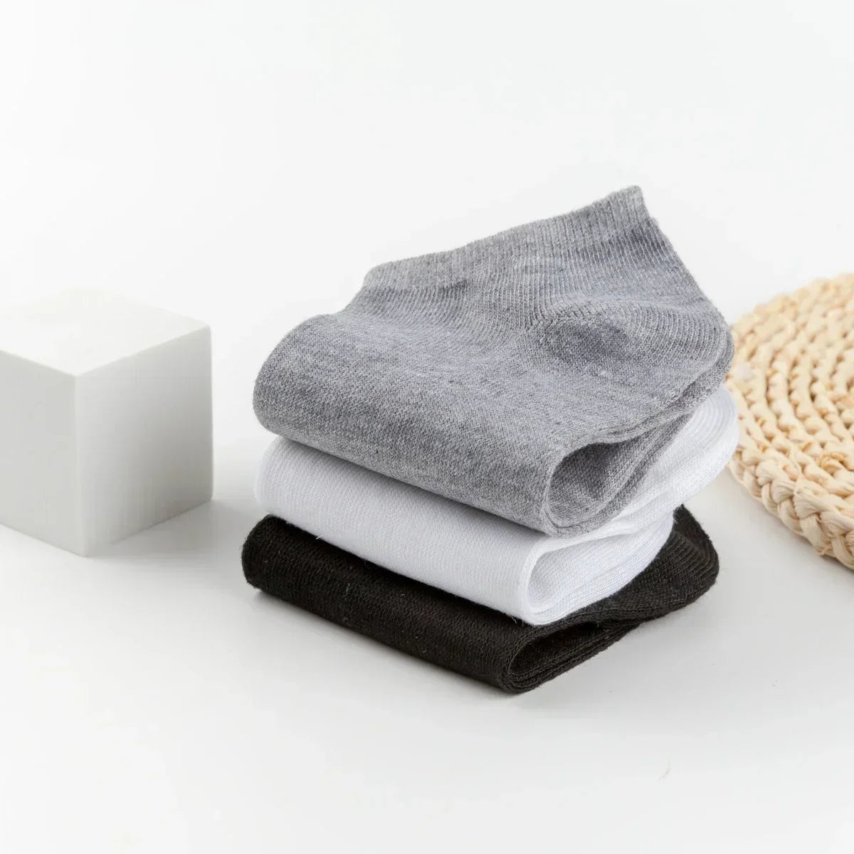 Chaussettes invisibles unies