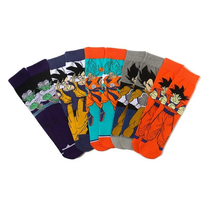 Chaussettes anime Goku hip-hop – détail imprimé
