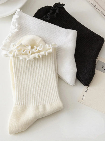 Chaussettes à volants femme
