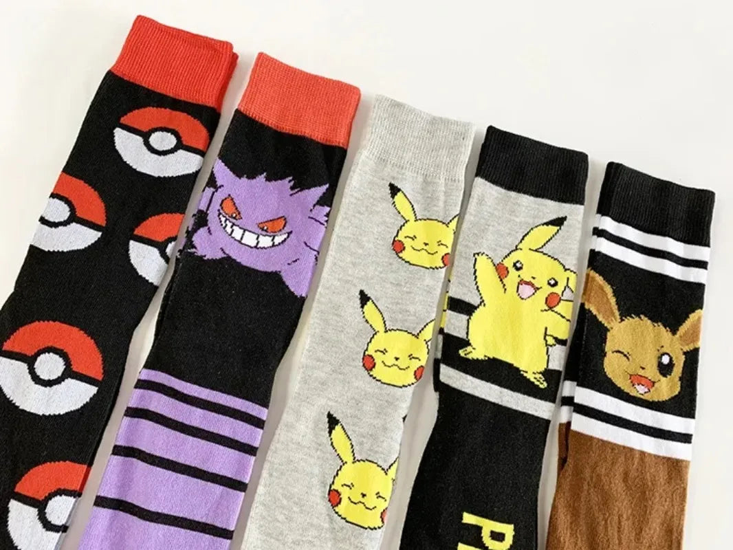 Chaussettes Gengar Pokémon anime – détail motif