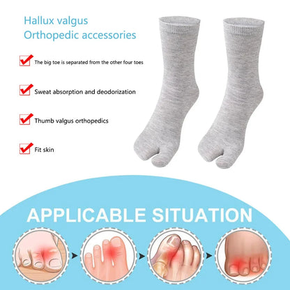 Chaussettes tabi japonaises split-toe