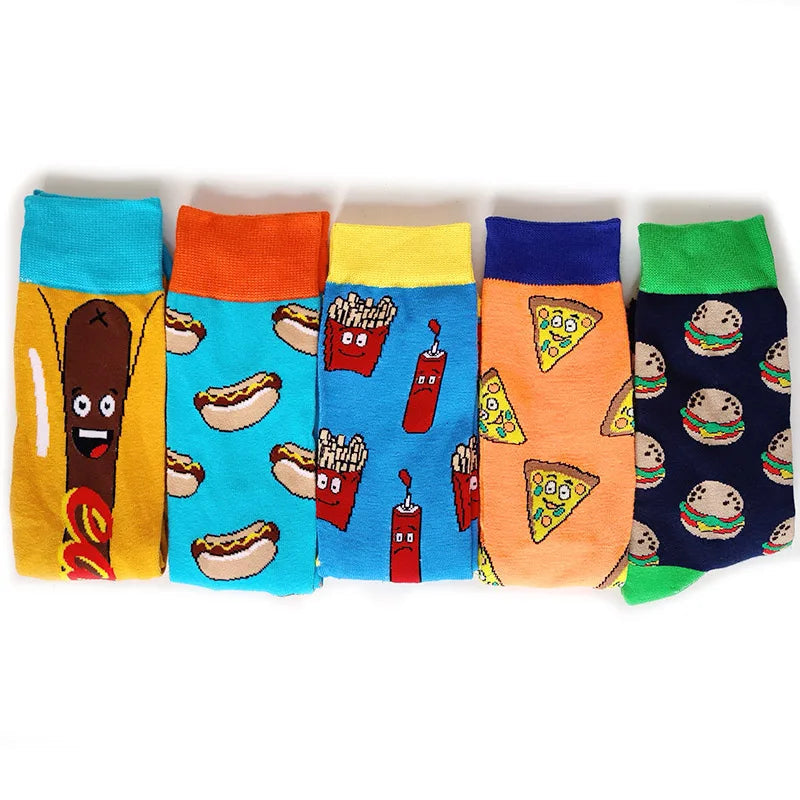 5 Pairs/Pack Cassic Retro Fashion Men Socks Combed Cotton Rhombus Solid Color Argyle Casual Business Dress Party Socks Get ta chaussette  Get ta chaussette