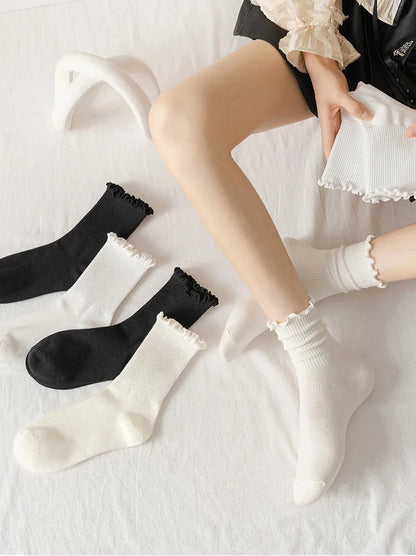 Chaussettes à volants femme