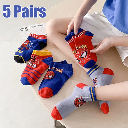 Chaussettes Spiderman enfant courtes – vue frontale
