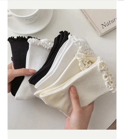 Chaussettes à volants femme