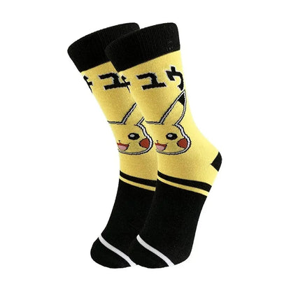 Chaussettes manga – Pokémon Pikachu & Gengar