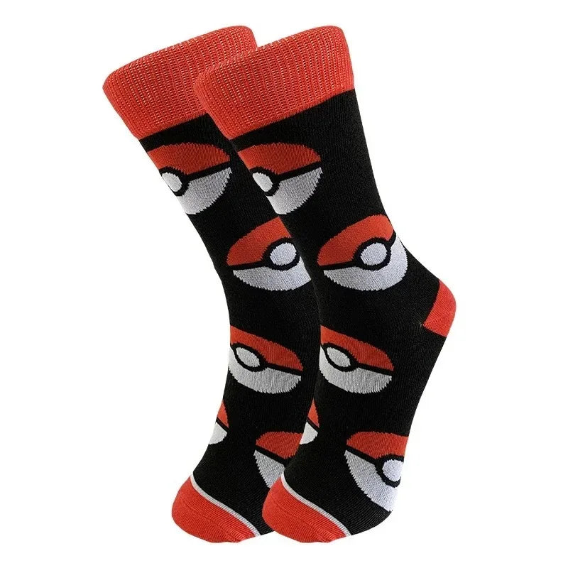 Chaussettes manga – Pokémon Pikachu & Gengar