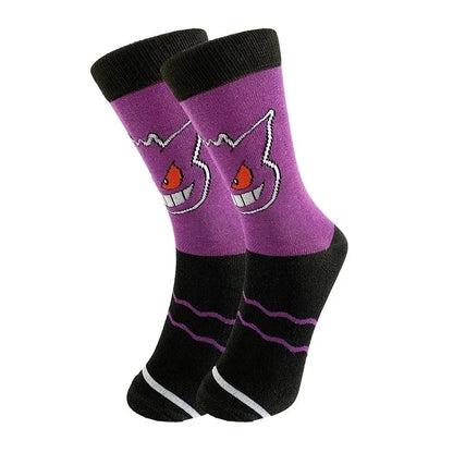 Chaussettes manga – Pokémon Pikachu & Gengar