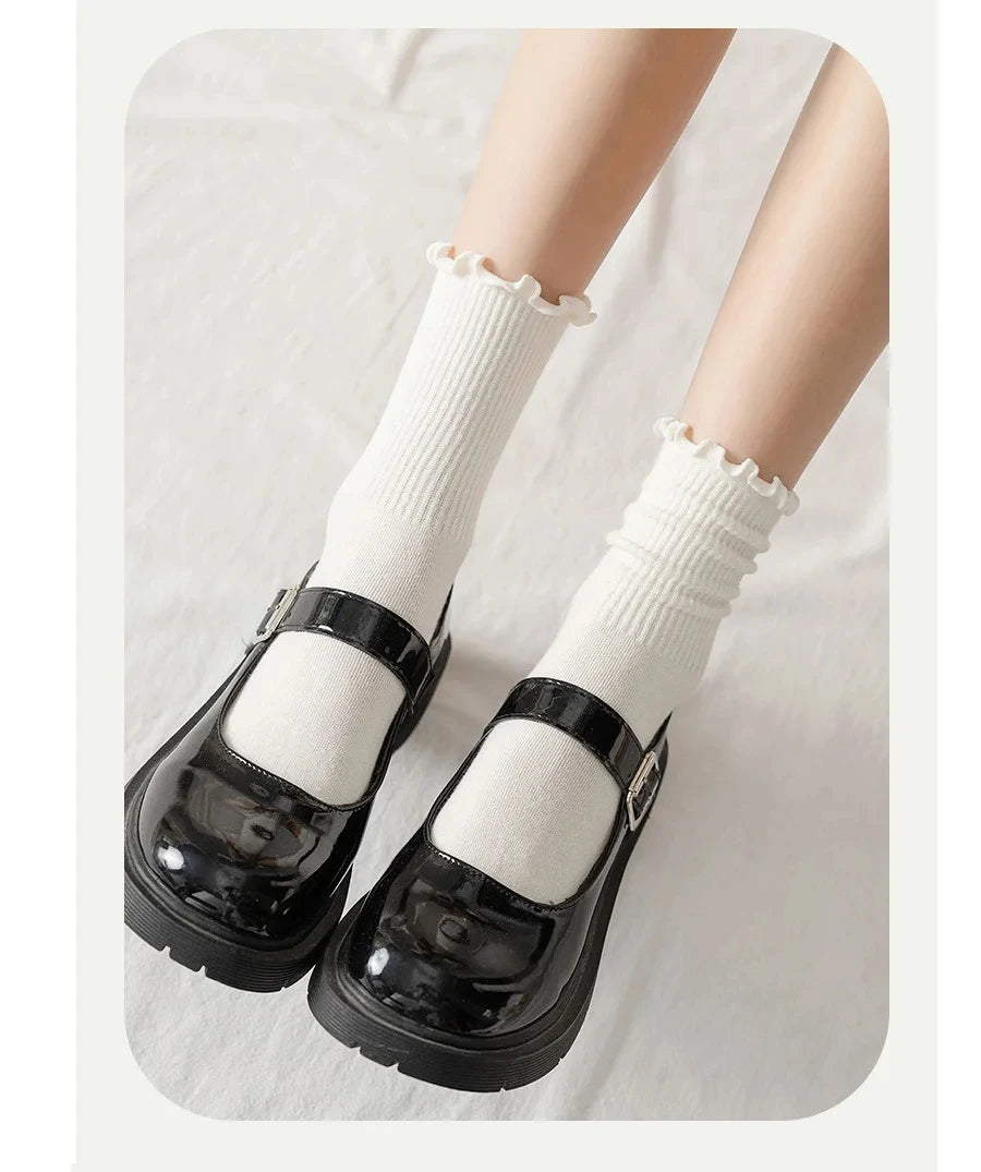 Chaussettes à volants femme