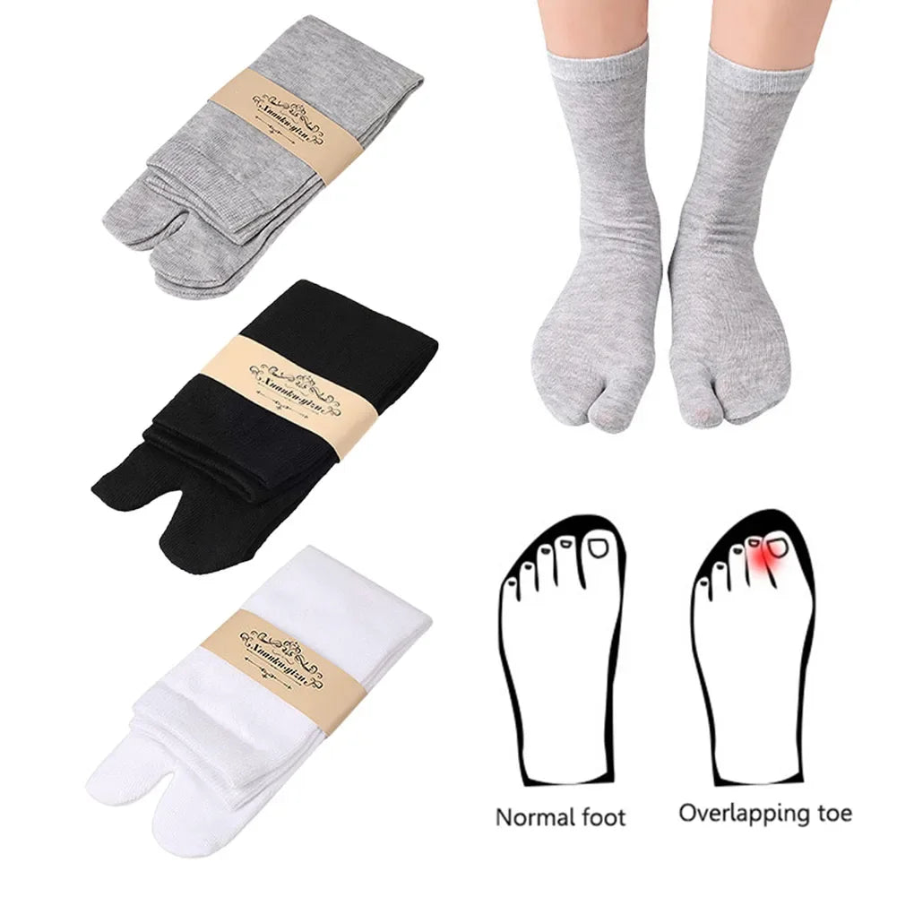 Tabi japonaises en coton – conditionnement lot 2 ou 5 paires – Get ta chaussette