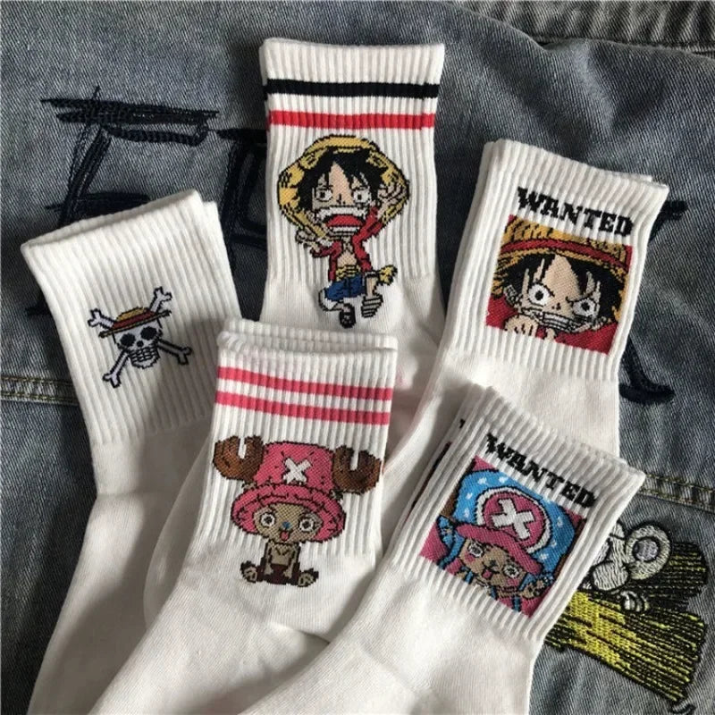 Chaussettes One Piece anime – détail motif Chopper